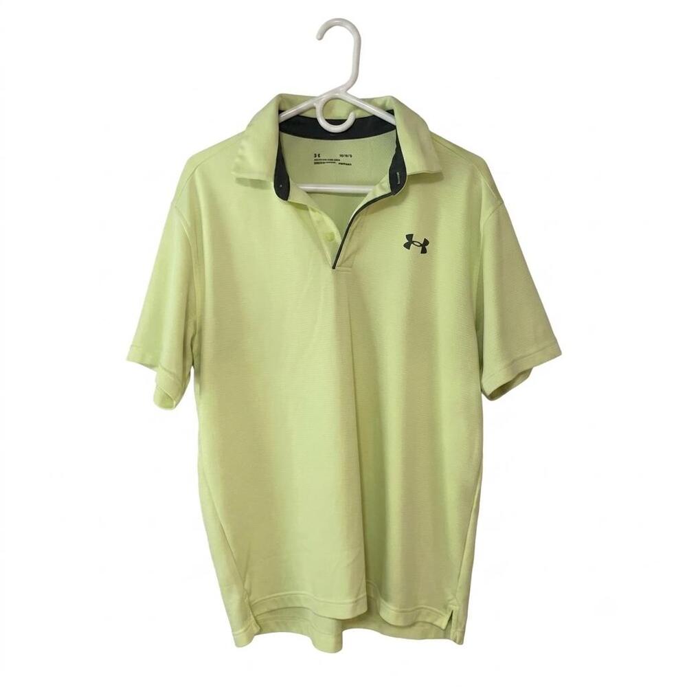 Under Armour Mens short-Sleeve Performance Polo Shirt – Lime Green / Volt
